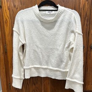 Double Zero Cozy White Sweater